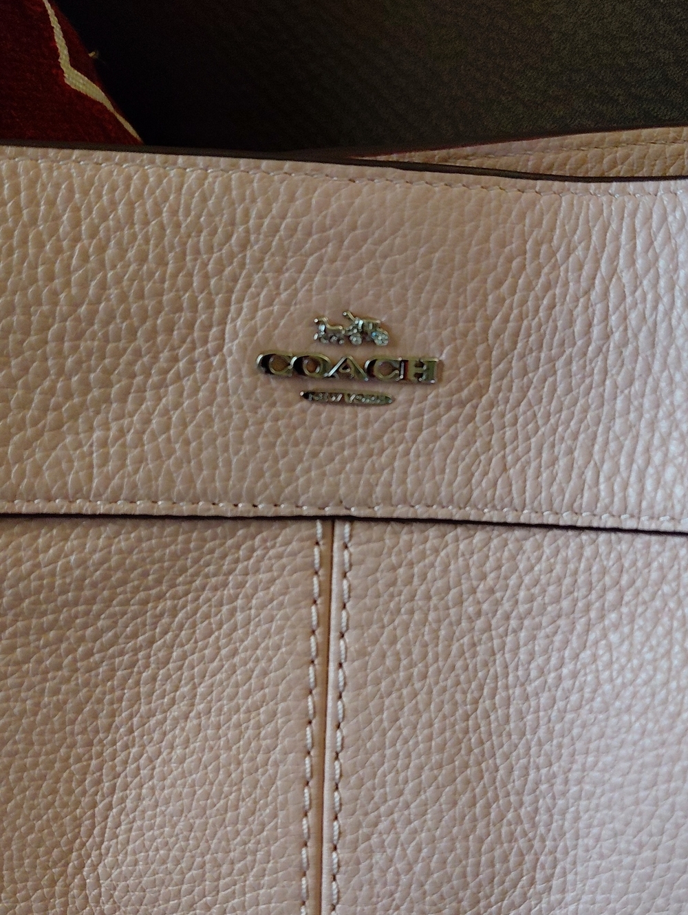 Coach Pink Lexy Pebble Leather Shoulder Bag F28997 - Picture 11 of 16